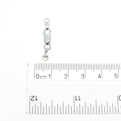 925 Sterling Silver Vintage Italy Bracelet / Necklace Lobster Lock Clasp