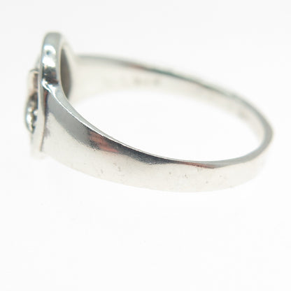 925 Sterling Silver Vintage Star Ring Size 7.75