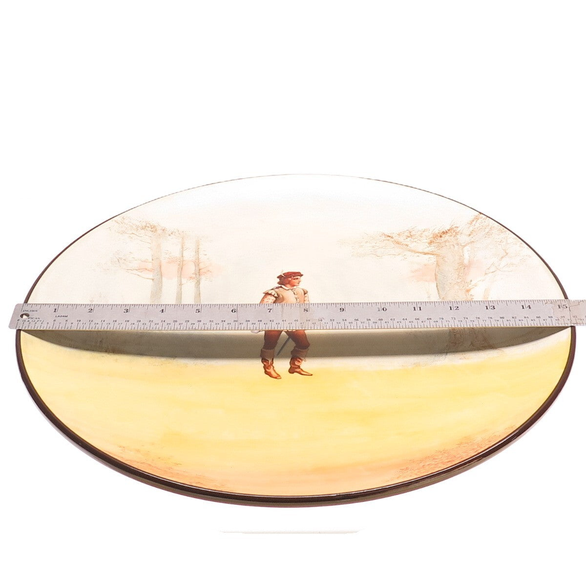 ROYAL DOULTON Antique Porcelain Shakespearean Character "Orlando" Cabinet Plate