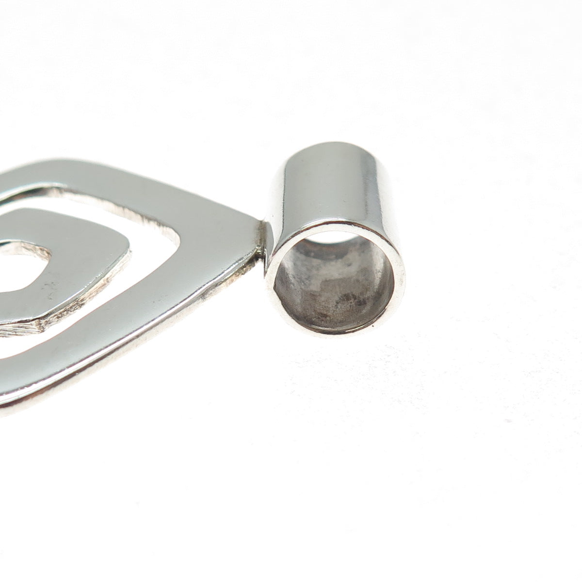 SILPADA 925 Sterling Silver Vintage Modernist Spiral Slide Pendant