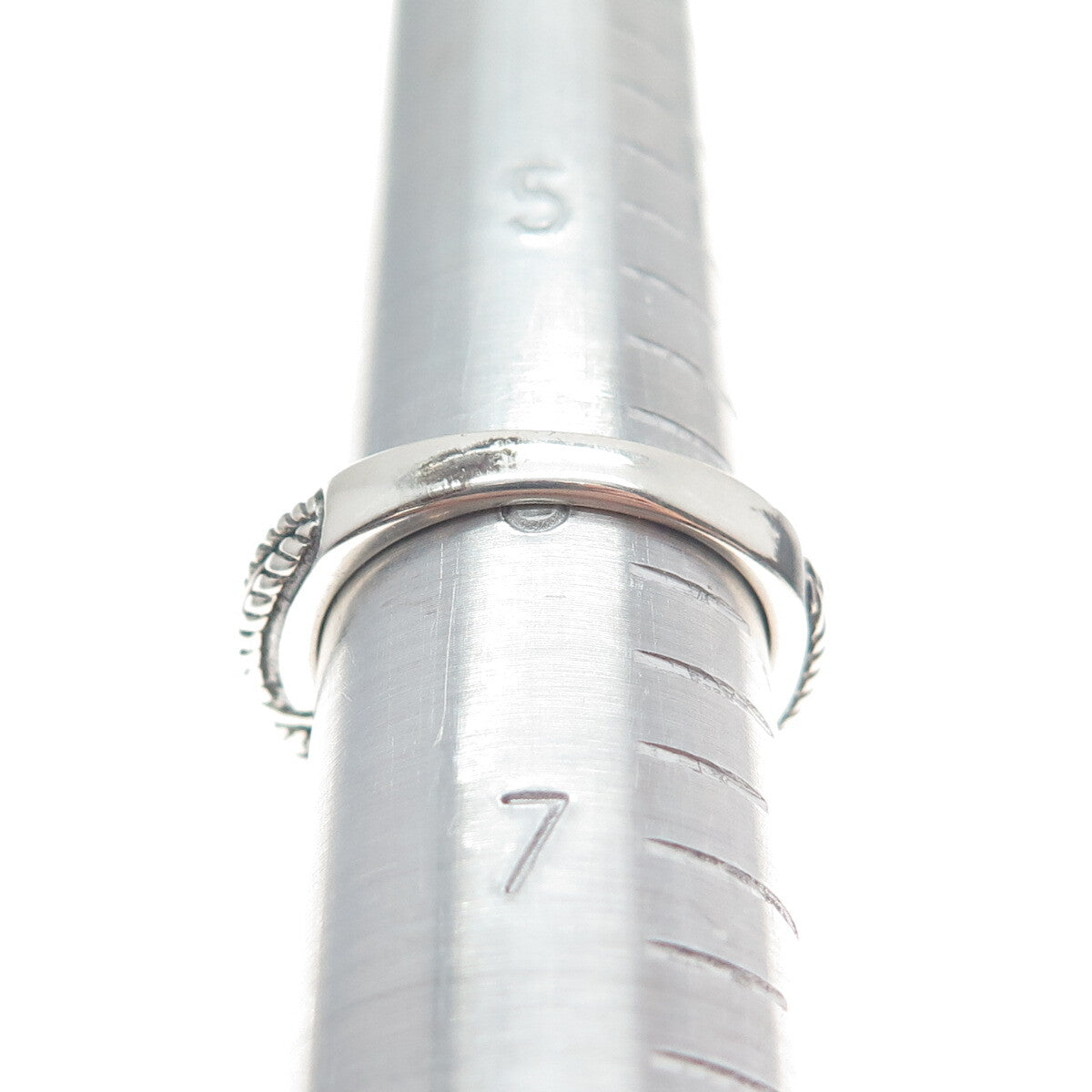 925 Sterling Silver Vintage Round-Cut C Z Ring Size 6