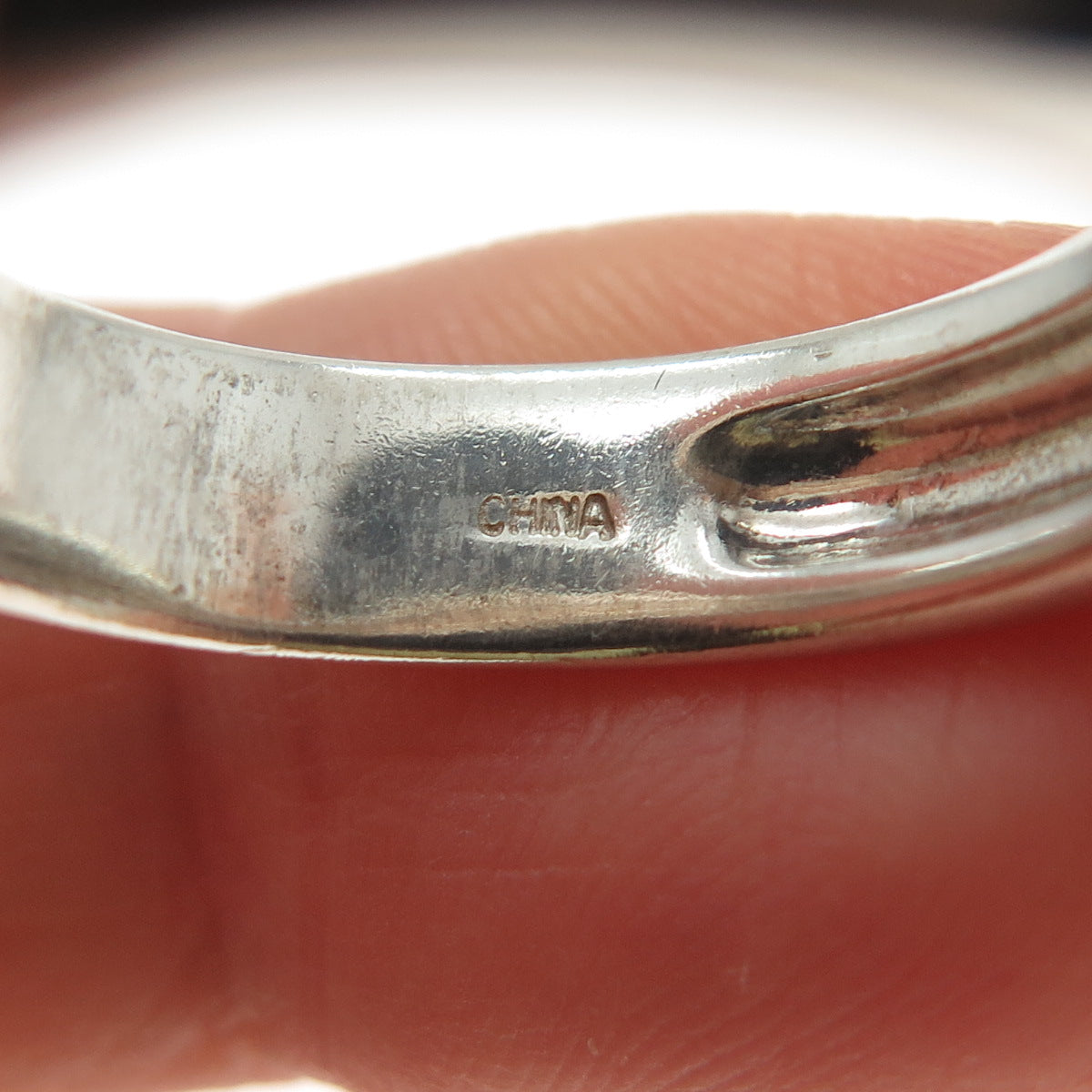 925 Sterling Silver Vintage Classic Wedding Band Ring Size 8.5