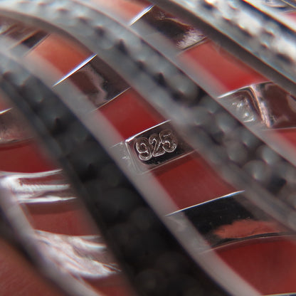 925 Sterling Silver Real Diamond Accent Teardrop Slide Charm Pendant