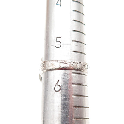 Maisels Indian Old Pawn Sterling Silver Vintage Royston Turquoise Ring Size 5.75