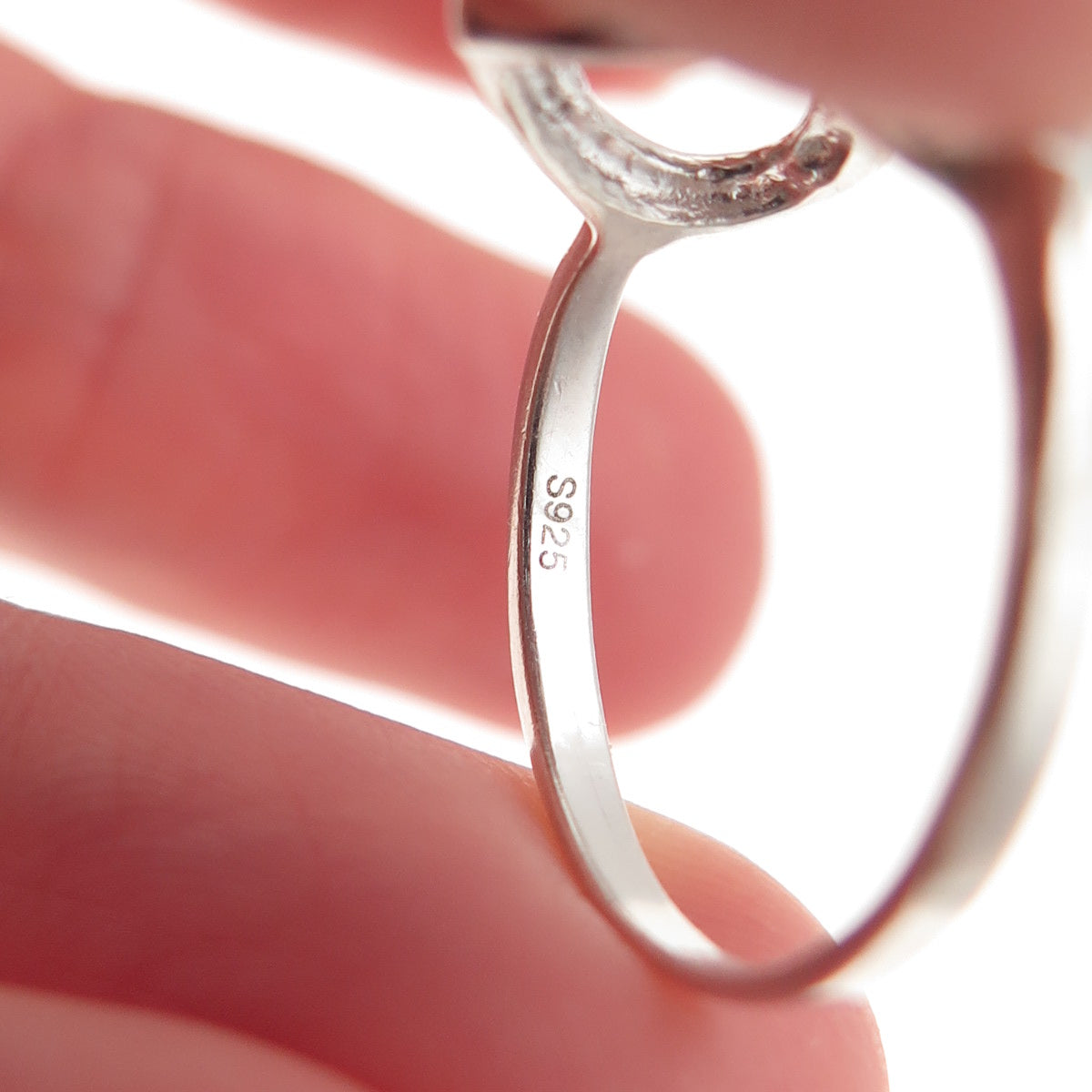 925 Sterling Silver Round-Cut Canary C Z Heart Ring Size 6