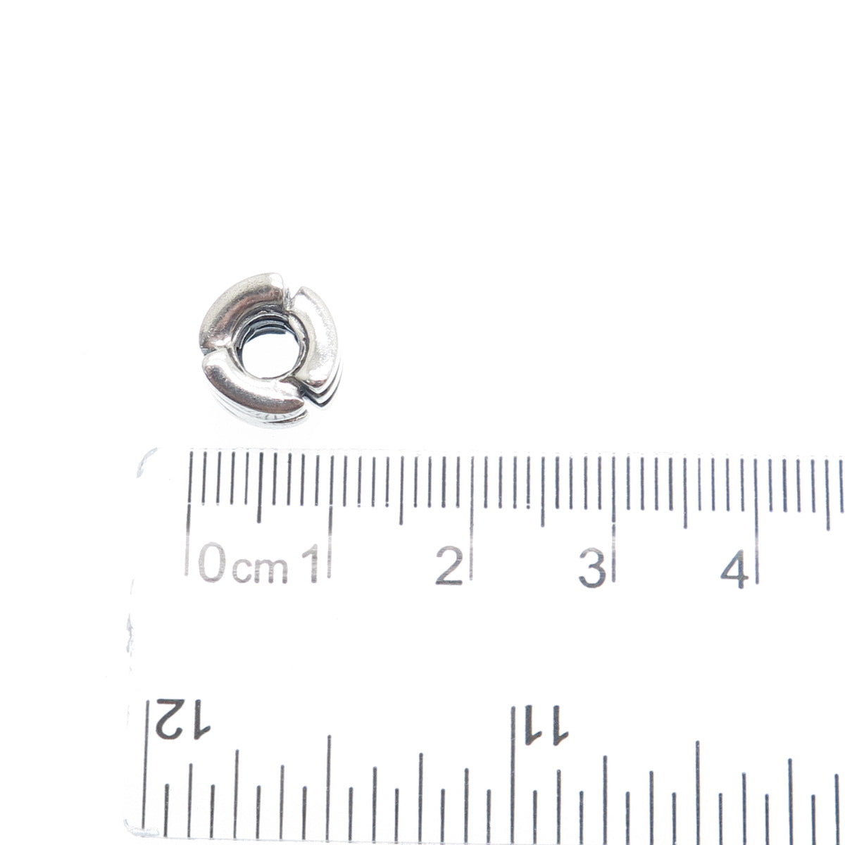 CHAMILIA 925 Sterling Silver Letter M / W Initial Bead Charm
