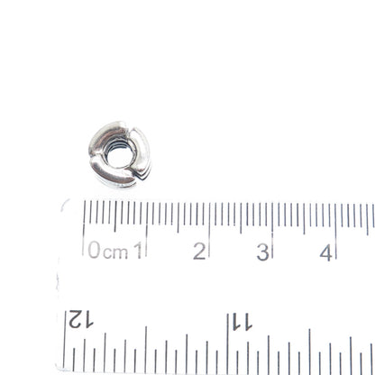 CHAMILIA 925 Sterling Silver Letter M / W Initial Bead Charm