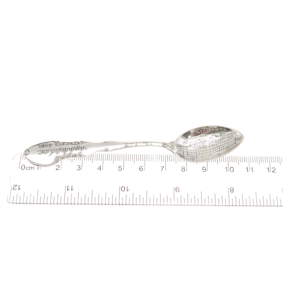 925 Sterling Silver Antique Art Deco Washington DC Coffee Spoon