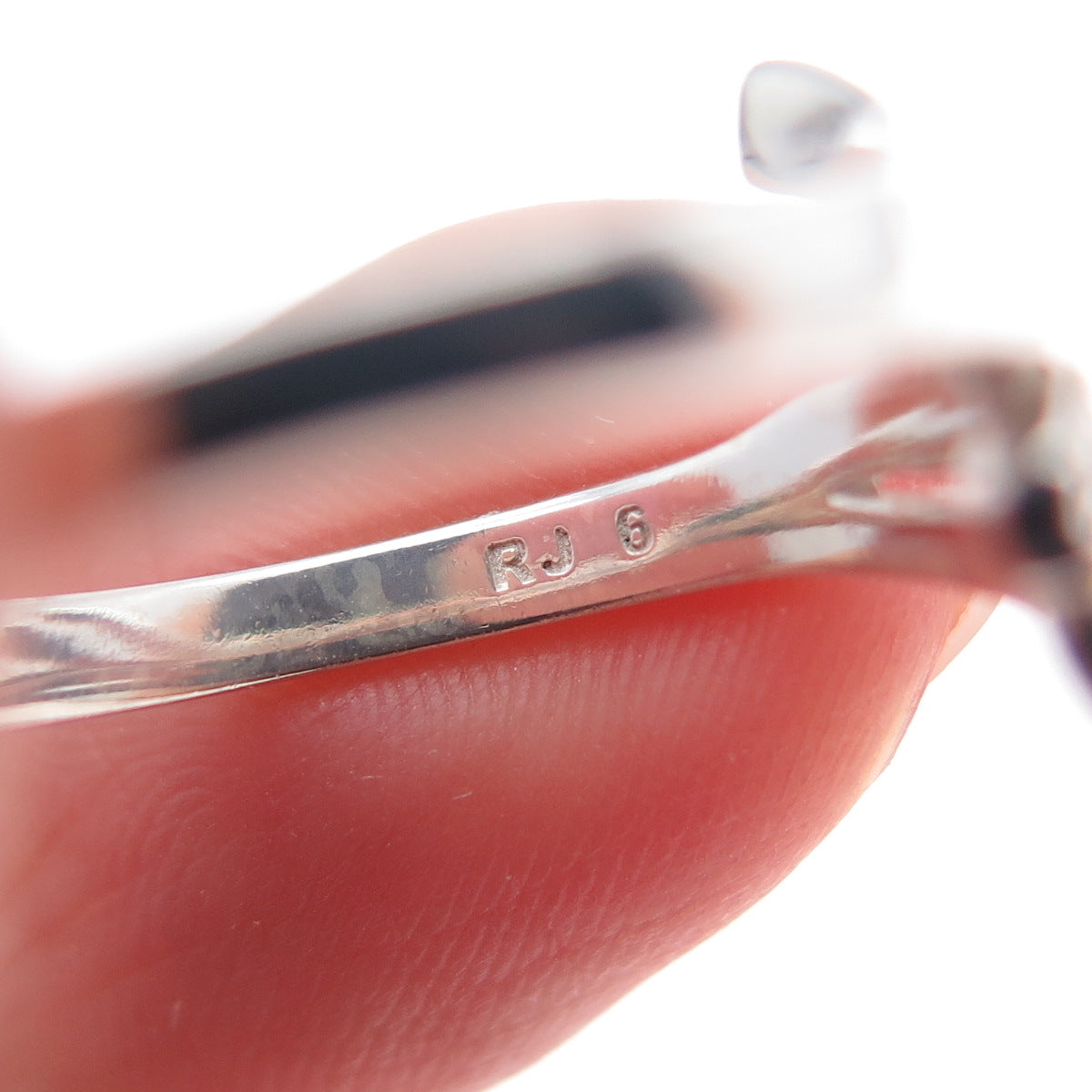 RJ GRAZIANO 925 Sterling Silver Vintage Round-Cut C Z Bypass Ring Size 6