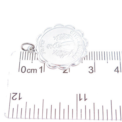 CREA 925 Sterling Silver Vintage To My Bridesmaid Charm Pendant