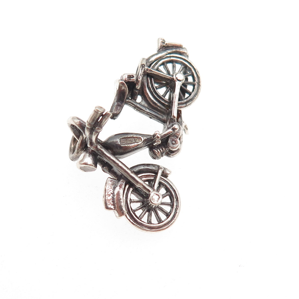 Payton Pepper & Sons Sterling Vintage 1971 Birmingham Motorcycle Charm Pendant