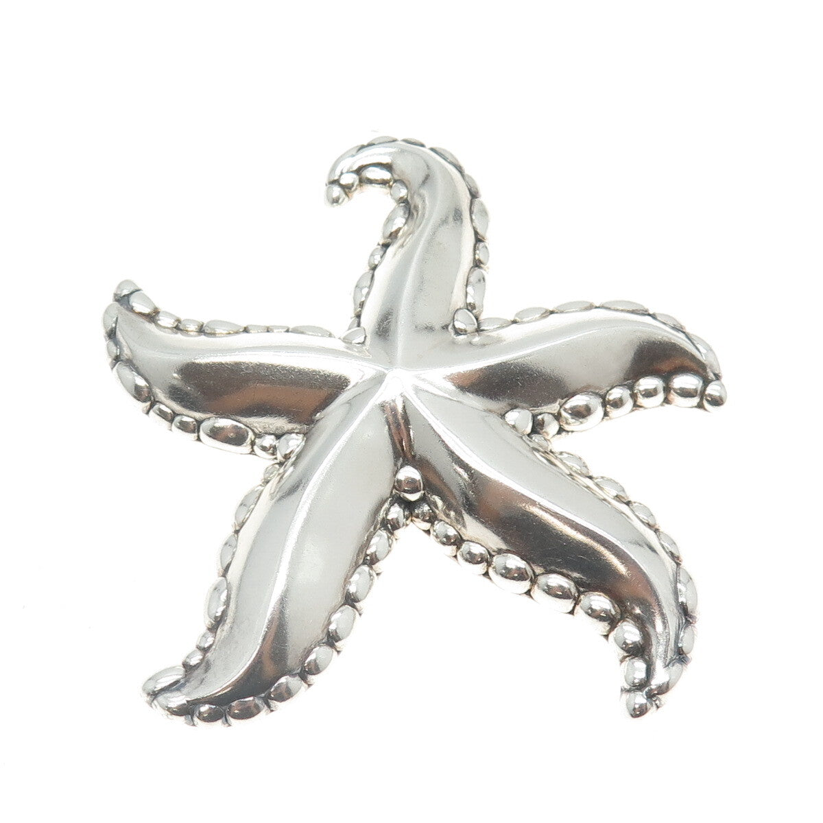 925 Sterling Silver Vintage Starfish Pin Brooch