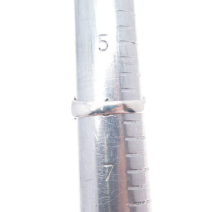 925 Sterling Silver Vintage Real Doublet Opal Modernist Ring Size 6