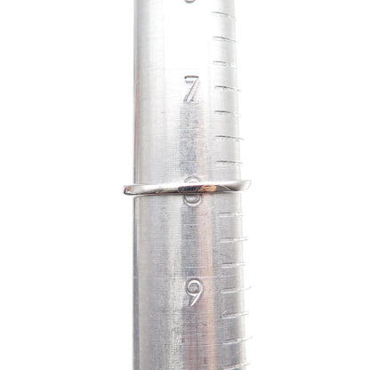 925 Sterling Silver Round-Cut C Z Promise Ring Size 8