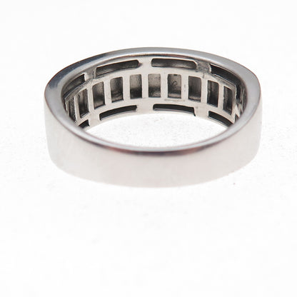 925 Sterling Silver Real Black Onyx & Opal Ring Size 11.75