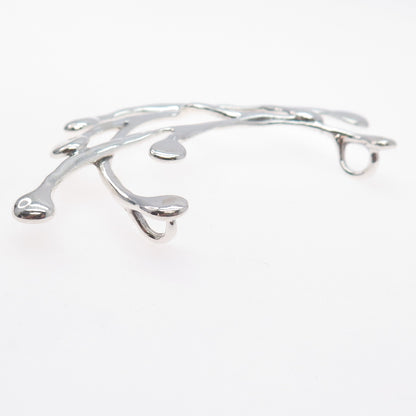 HAGIT GORALI 925 Sterling Silver Vintage Modernist Centerpiece Slide Pendant