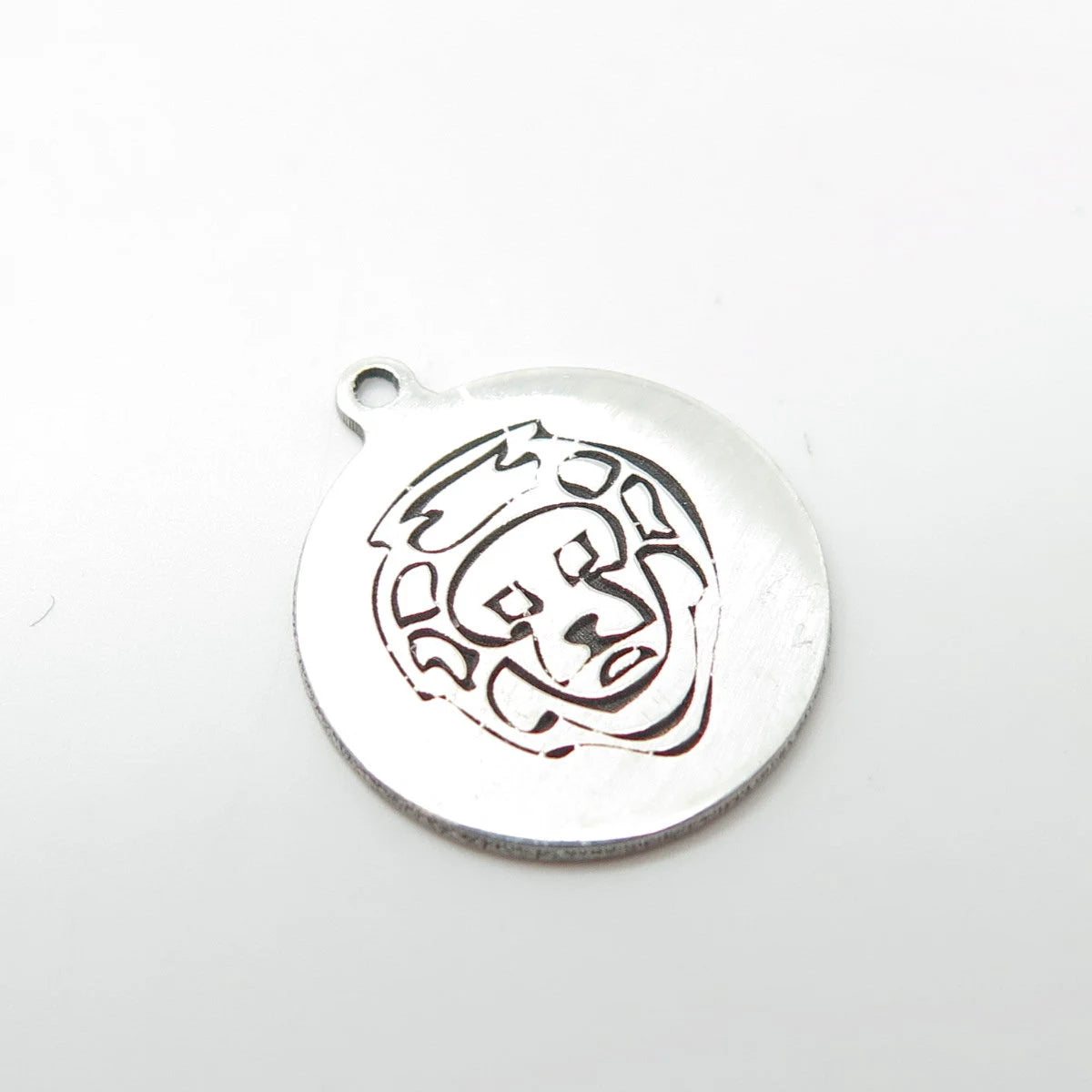 925 Sterling Silver USA Two In Town Lion Charm Pendant
