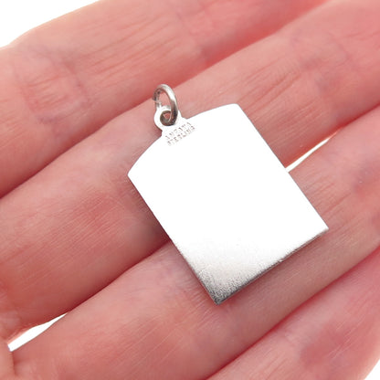 Antaya 925 Sterling Silver Vintage Graduation Charm Pendant