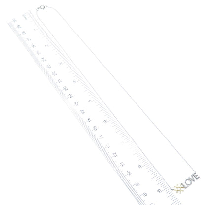 925 Sterling Silver 1/20 14K Gold Filled 2-Tone C Z #Love Chain Necklace 20"