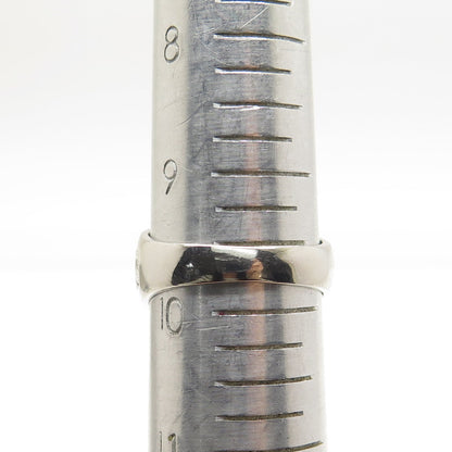 925 Sterling Silver Princess-Cut Shaped C Z Ring Size 9.75