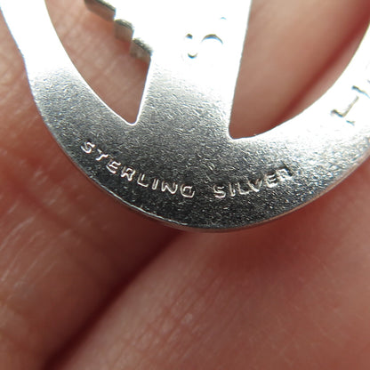 925 Sterling Silver Vintage SS Doric Cruise Ship Liner Home Lines Pendant