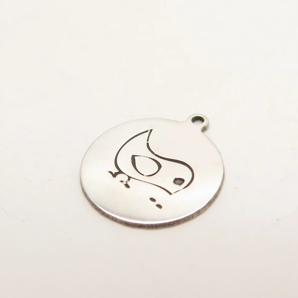 925 Sterling Silver USA Two In Town Bird Charm Pendant