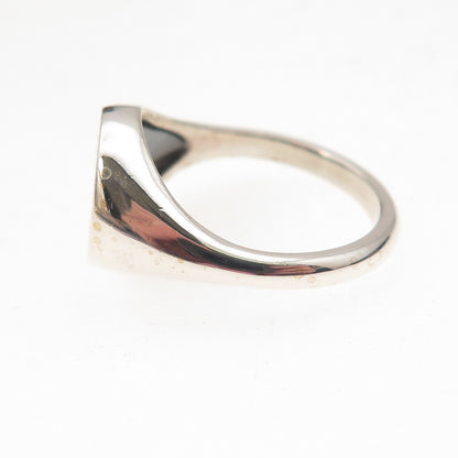 Pandora 925 Sterling Silver Round-Cut C Z Circle of Life Signet Ring Size 7