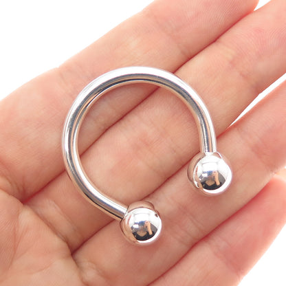 TIFFANY & CO 925 Sterling Silver Vintage 2001 Screw-Off Ball Key Ring