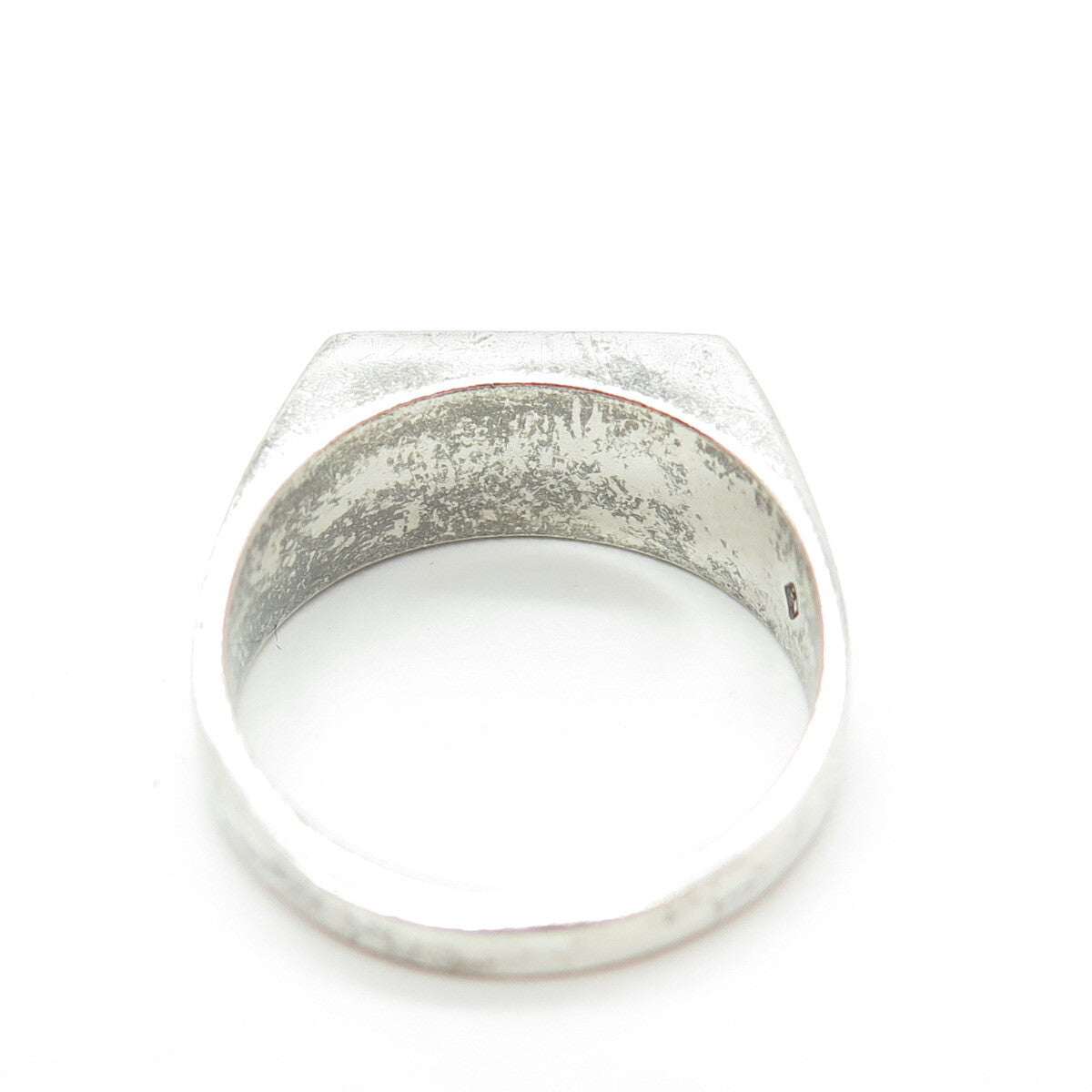925 Sterling Silver Vintage "Giant" Signet Ring Size 6.25