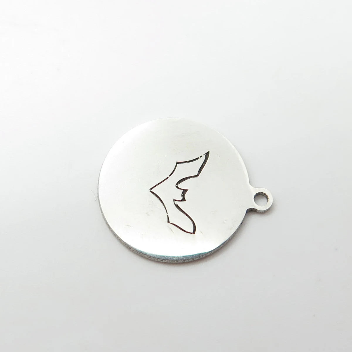 925 Sterling Silver USA Two In Town Bat Charm Pendant
