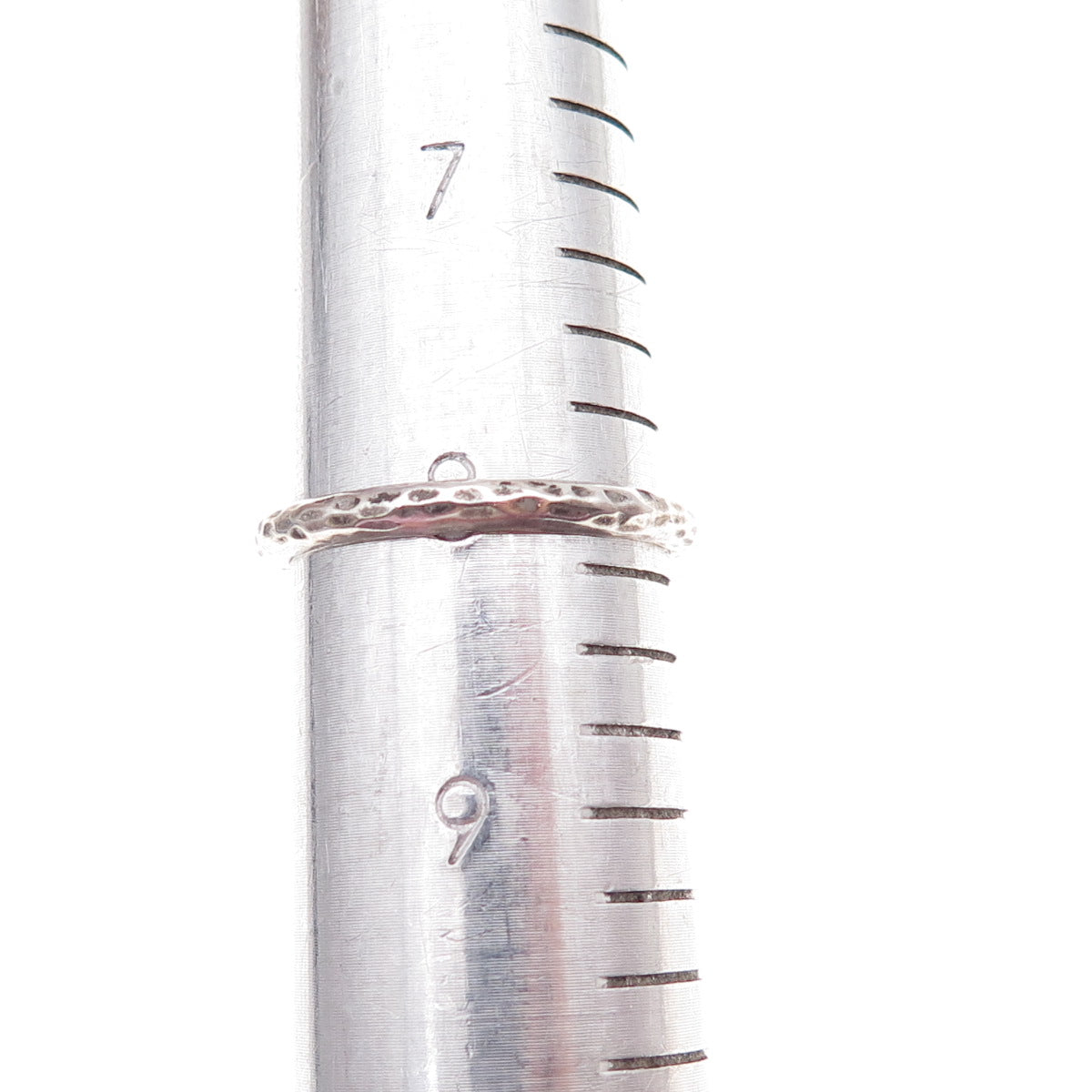 Silpada 925 Sterling Silver Vintage Cross Hammered Oxidized Ring Size 8.25