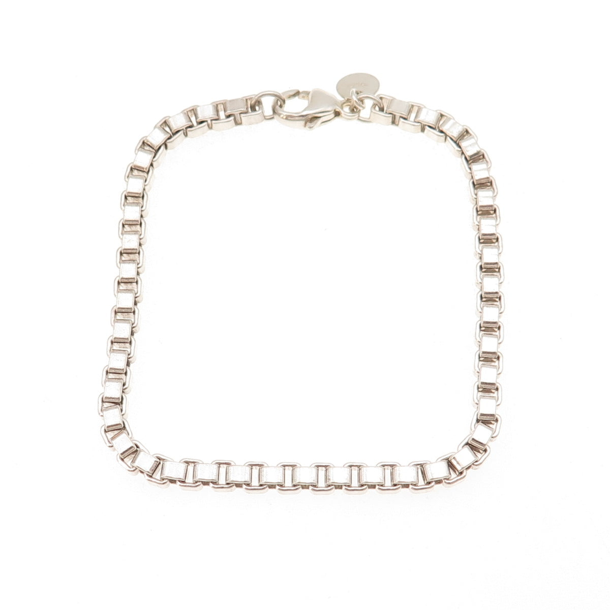 Tiffany & Co. 925 Sterling Silver Vintage Venetian Link Bracelet 7.25"