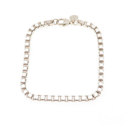 Tiffany & Co. 925 Sterling Silver Vintage Venetian Link Bracelet 7.25"