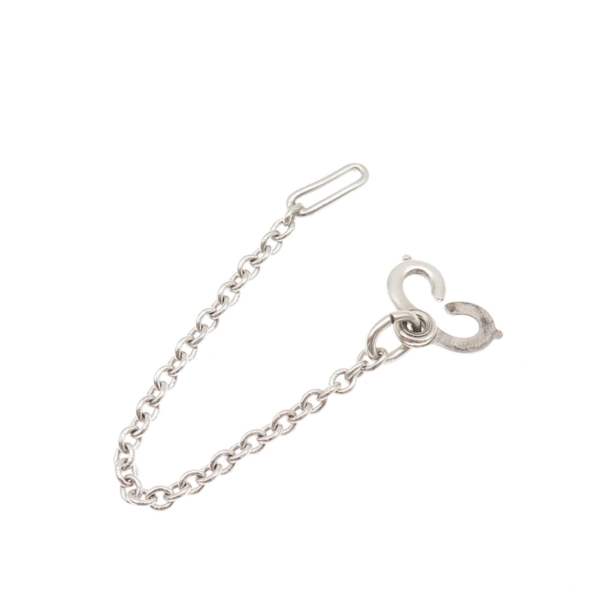 925 Sterling Silver Vintage Bracelet / Necklace Cable Chain Extension 4"