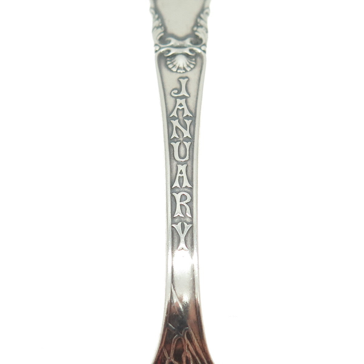 GORHAM 925 Sterling Silver Antique Art Deco Aquarius Zodiac January Coffee Spoon