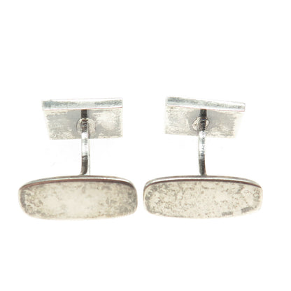 FIR. MUNKSGAARD 925 Sterling Silver Vintage Denmark Modernist Cufflinks #358