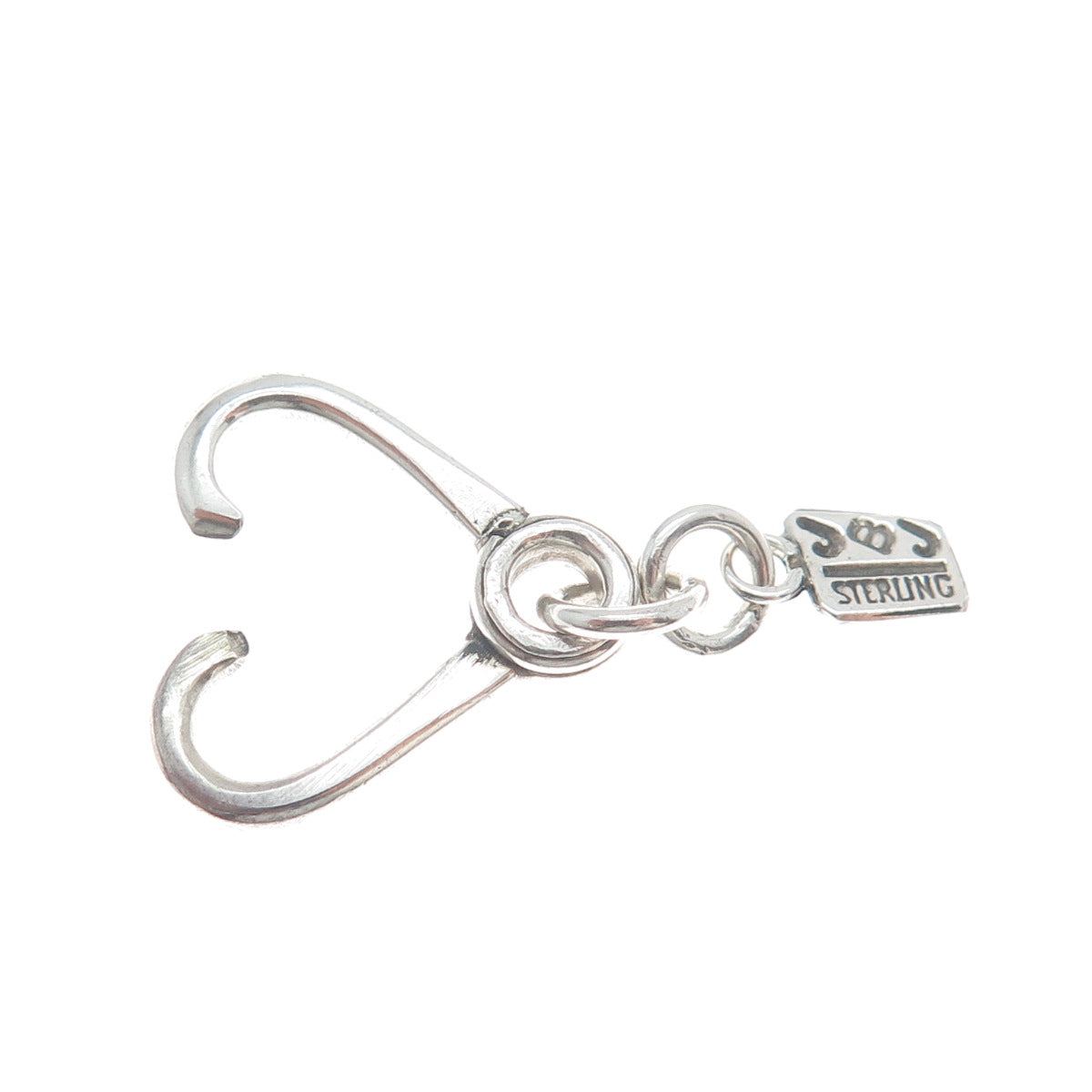 JBJ Jorie Browder Sterling Silver Vintage Bracelet / Necklace Slide Lock Clasp