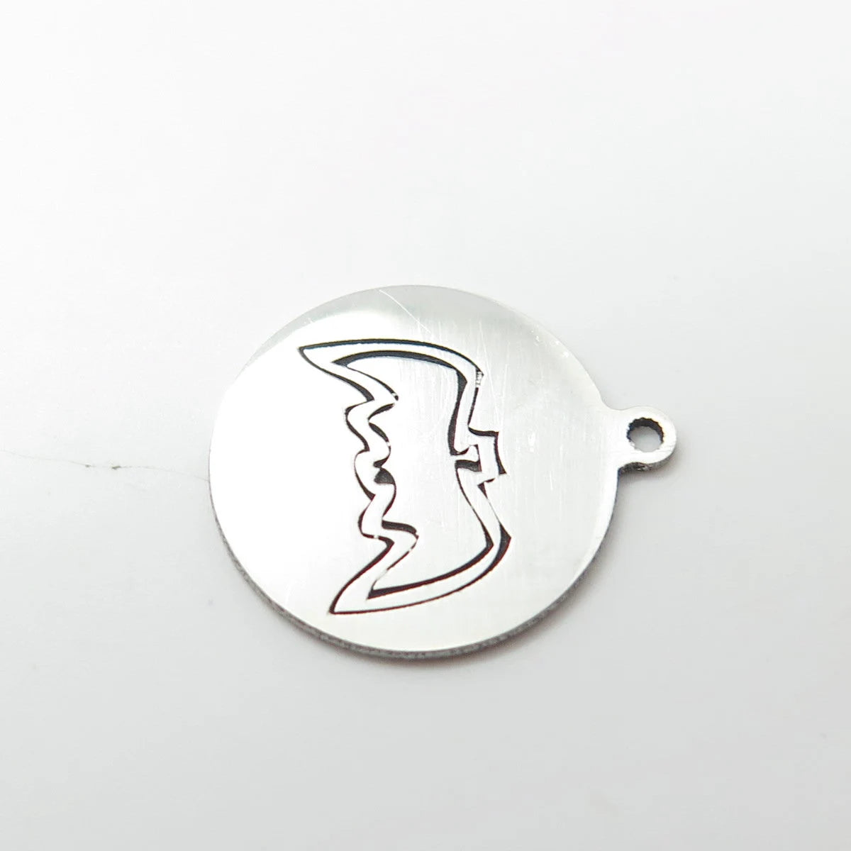 925 Sterling Silver USA Two In Town Bat Charm Pendant