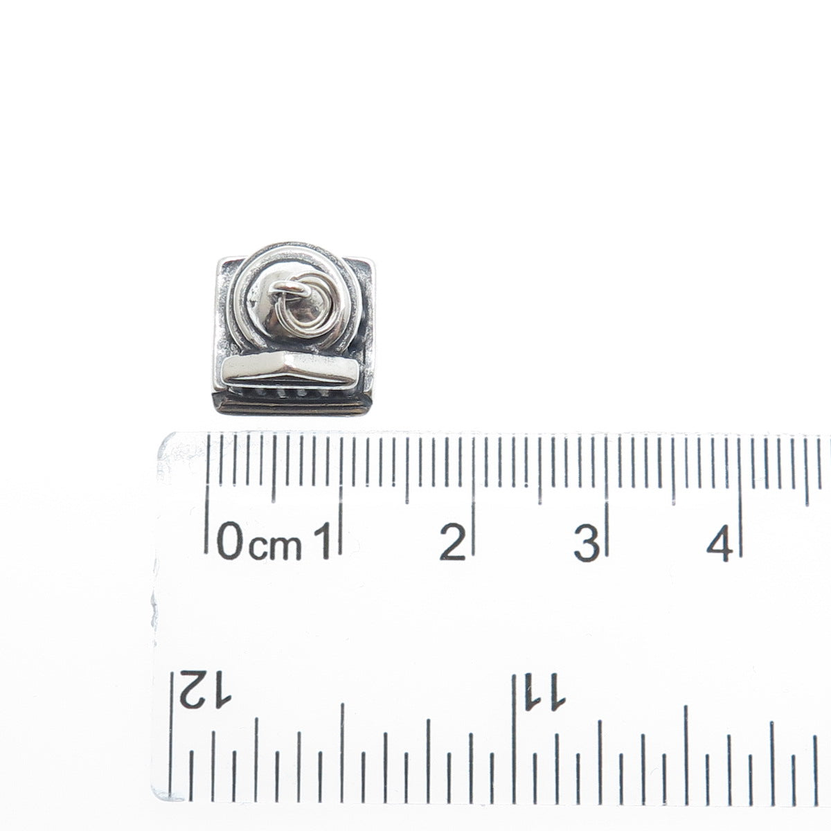 SHUBE Sterling Silver Vintage Thomas Jefferson Memorial Mini 3D Charm Pendant