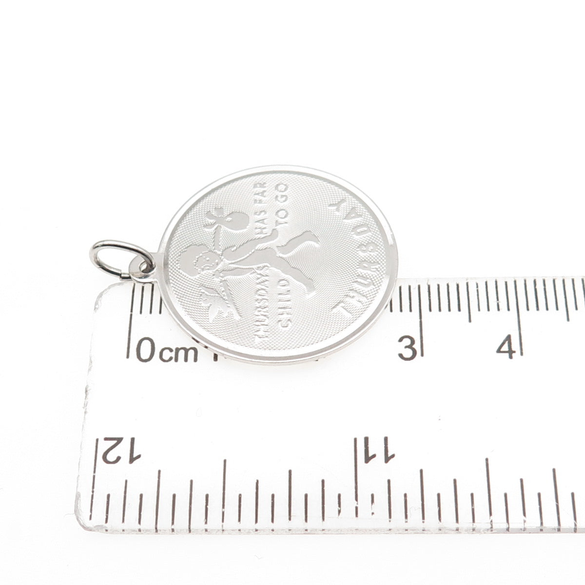 JAY POSON 925 Sterling Silver Vintage Thursday's Child Charm Pendant