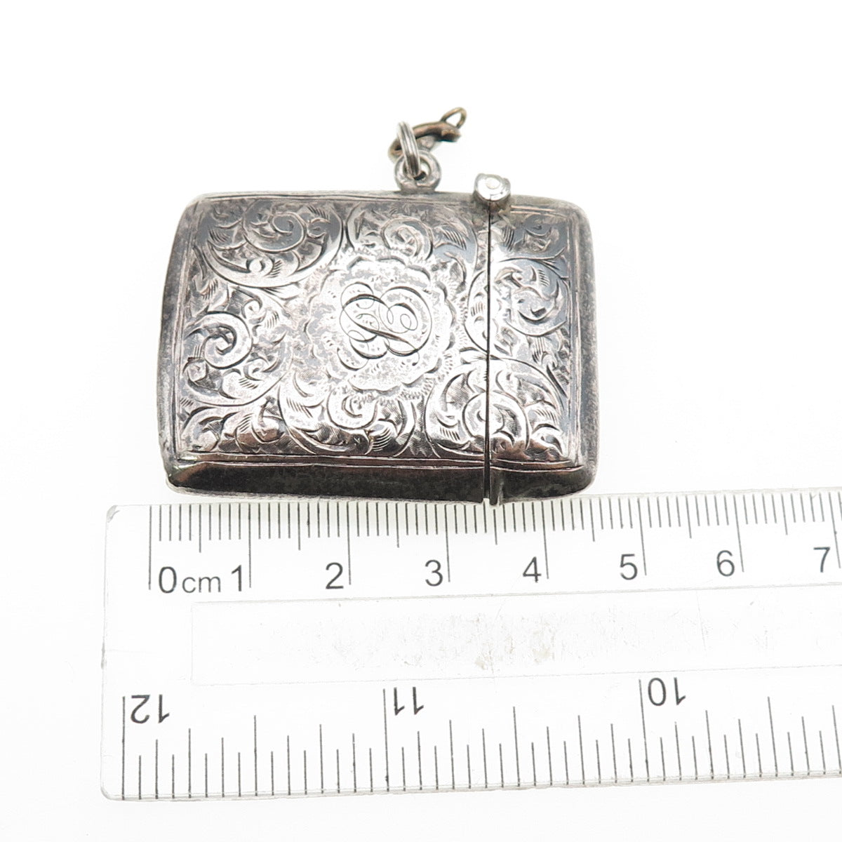 Constantine & Floyd 925 Sterling Antique 1912 Birmingham Match Safe / Vesta Case