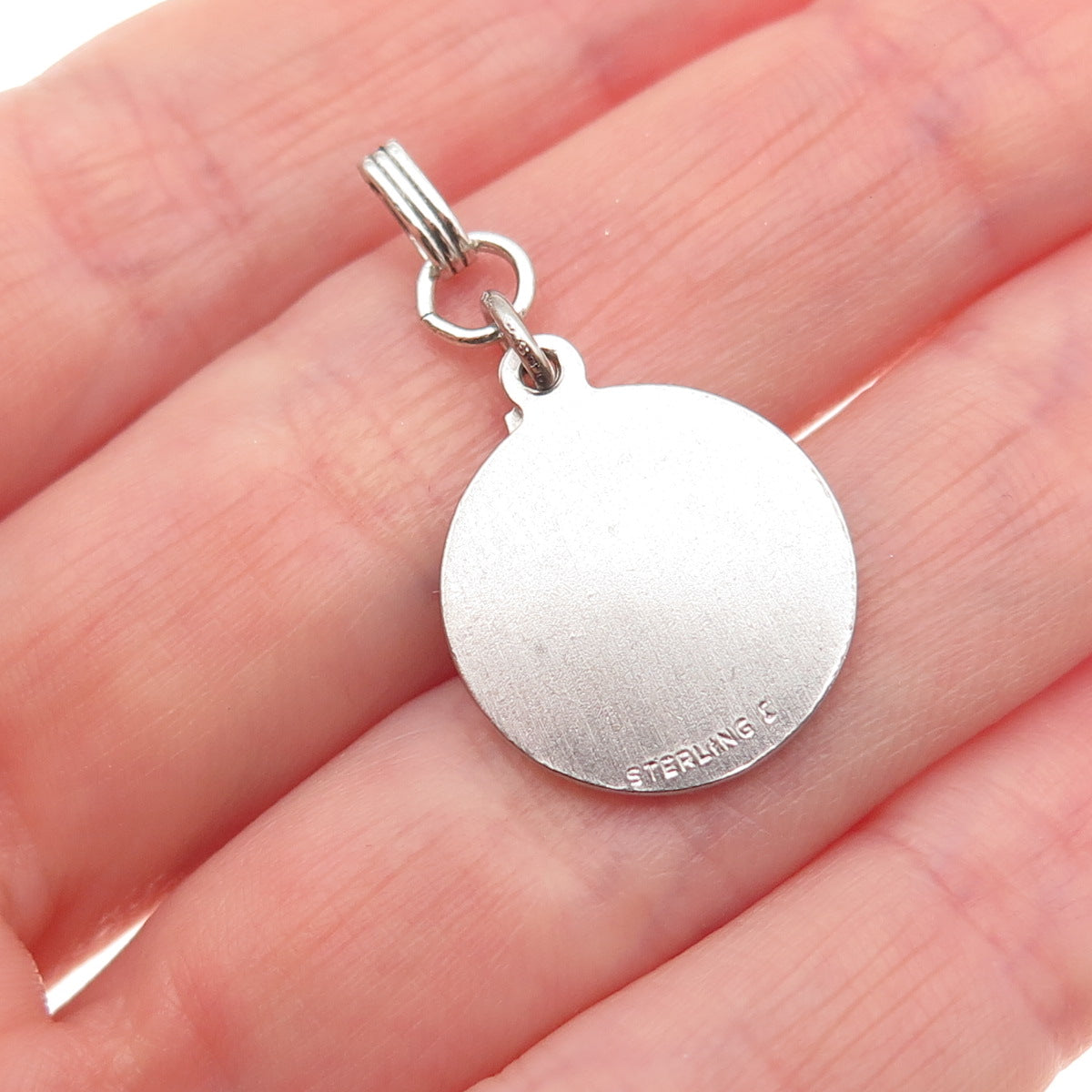 Wells 925 Sterling Silver Vintage Sweet 16 Charm Pendant