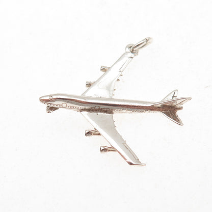 Payton Pepper & Sons Sterling Silver Vintage 1974 Birmingham Airplane Pendant