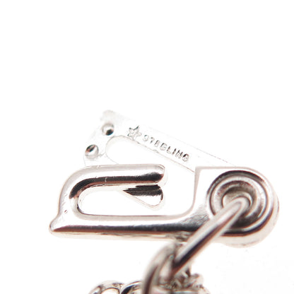 B.A. Ballou 925 Sterling Silver Vintage Praying Hands Key Fob Chain