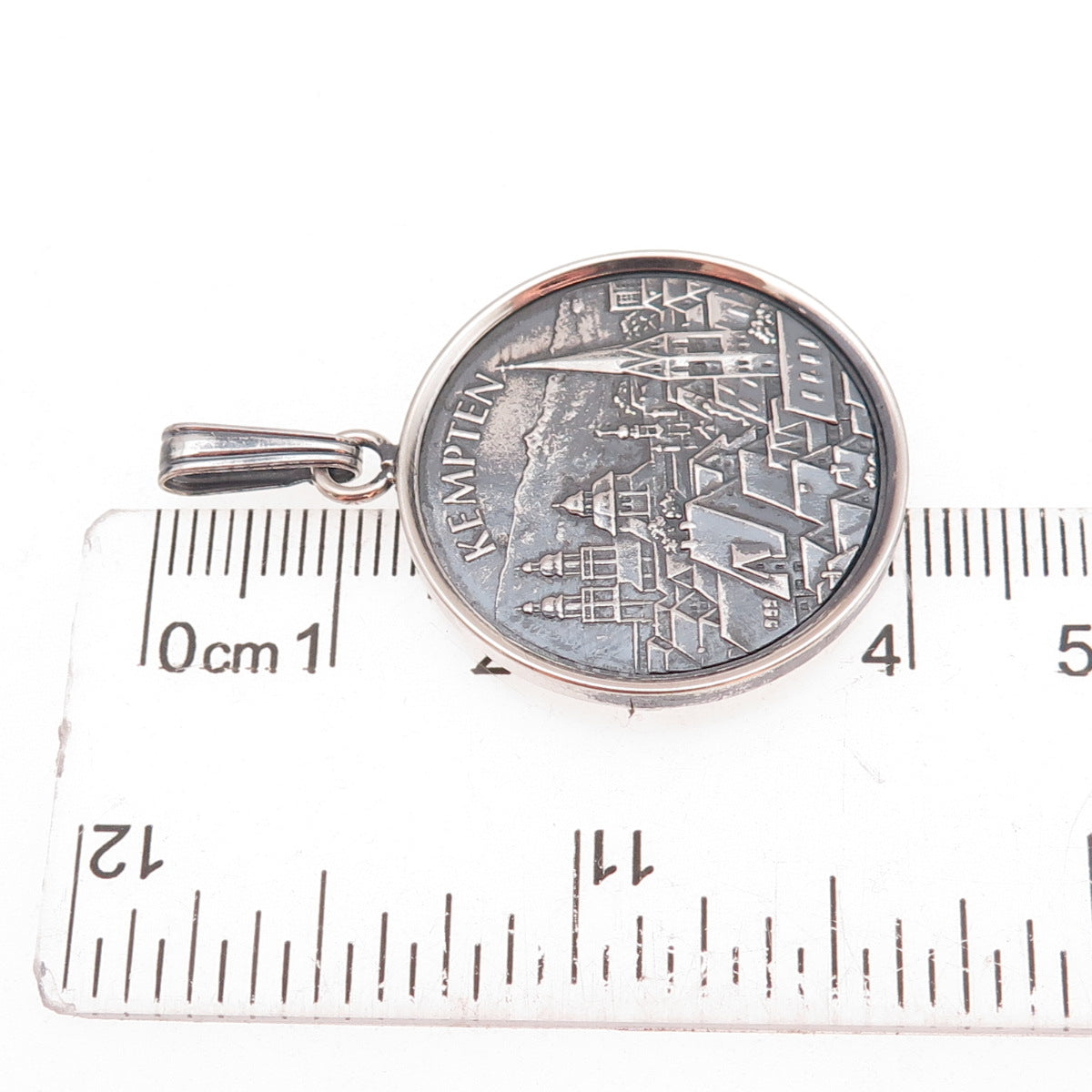 835 Silver Vintage 1949-1978 Allgauer Festwoche Kempten Germany Charm Pendant