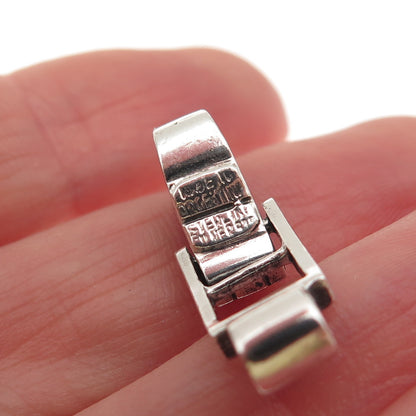 925 Sterling Silver Vintage Mexico Bracelet / Necklace Lock Clasp