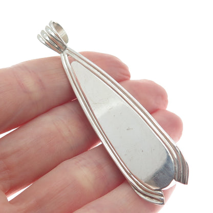 JAY KING DESERT ROSE 925 Sterling Silver Vintage Real Rose Rhodonite Pendant