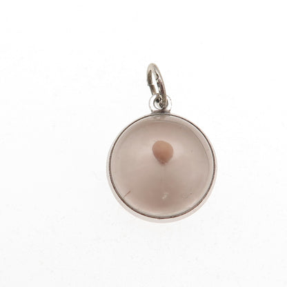 Beau Sterling Silver Antique Amulet of Faith Mustard Seed Matthew 17:20 Pendant