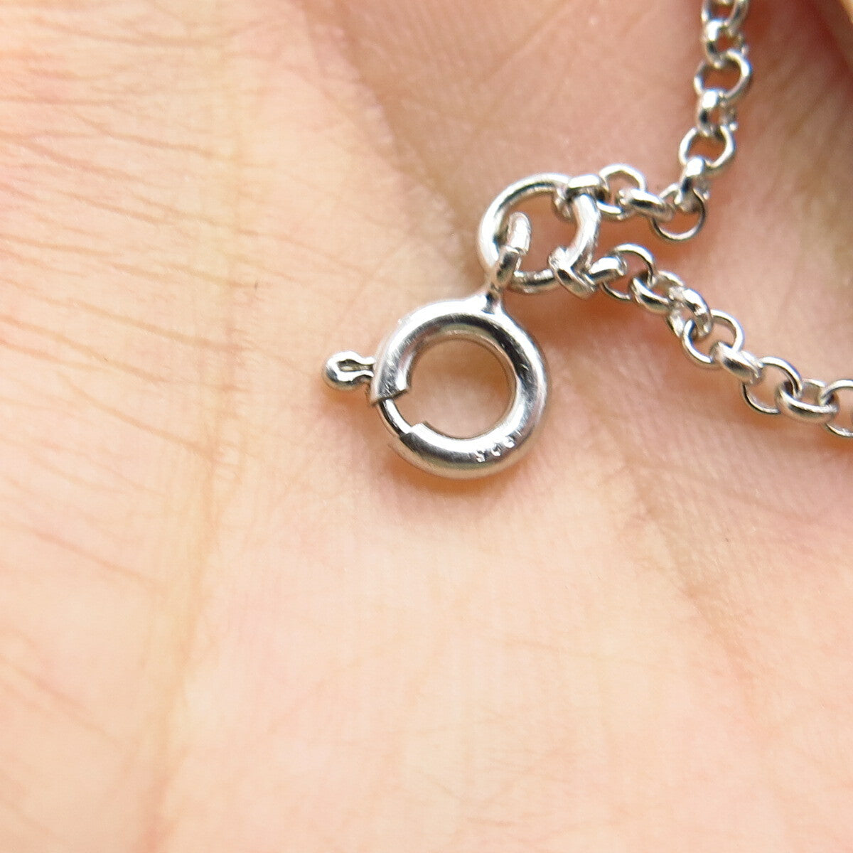 925 Sterling Silver Lady's Purse Charm Pendant