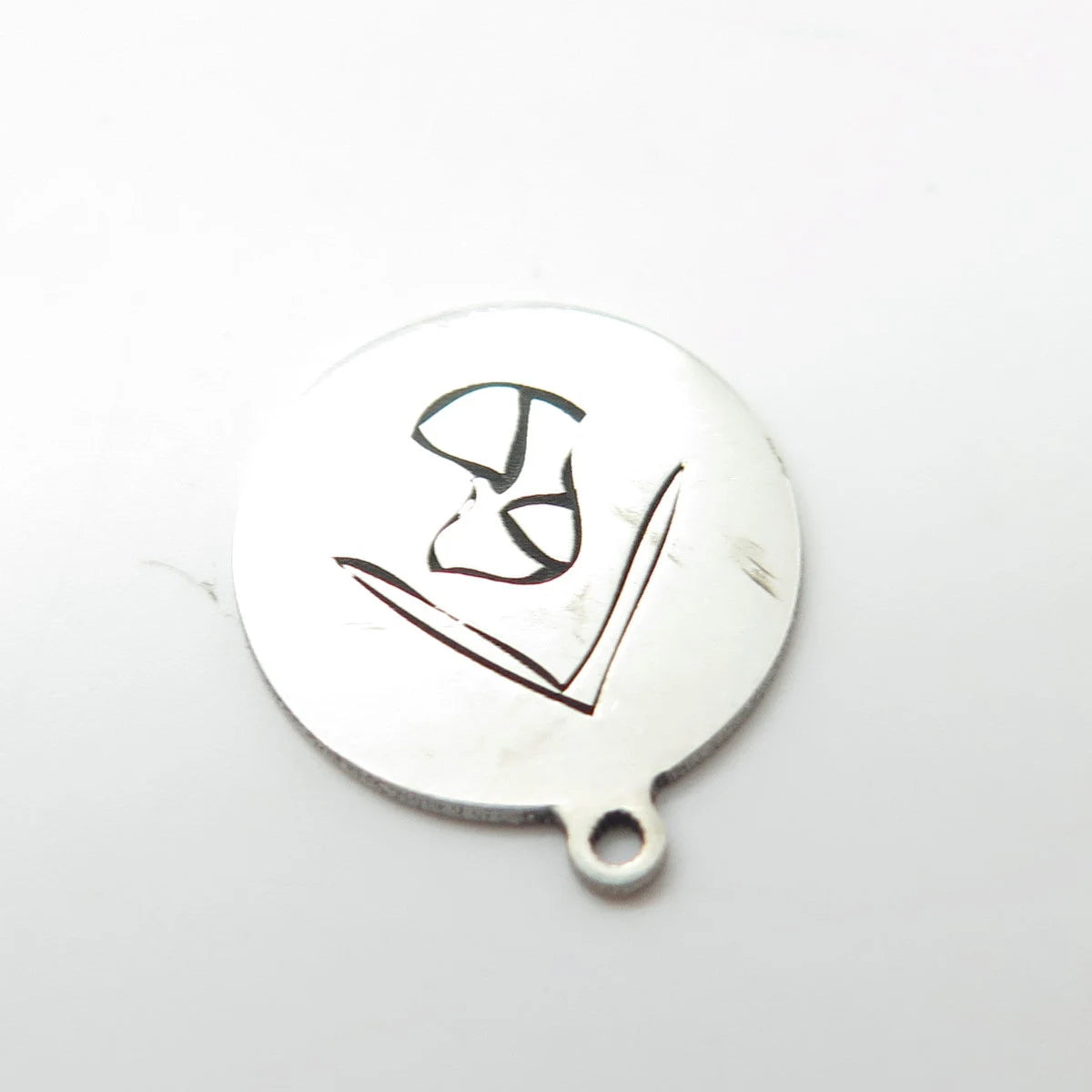 925 Sterling Silver USA Two In Town Dog House Charm Pendant